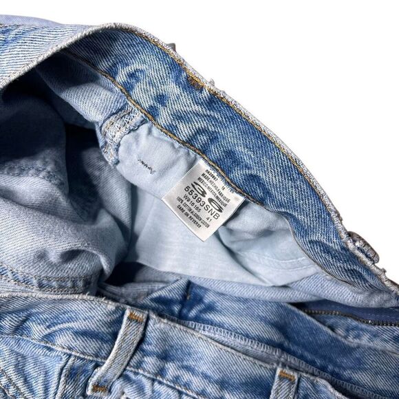 Y2K Dickies Relaxed Fit Jorts Jean Shorts Distressed 36 - Picture 7 of 7